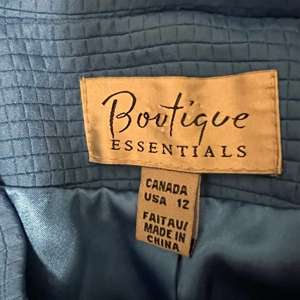 Bootique Textured Blue Blazer - Picture 4 of 4